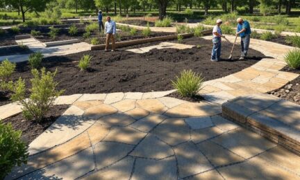 Landscaping Header Soils and stone for landscaping near Chicago